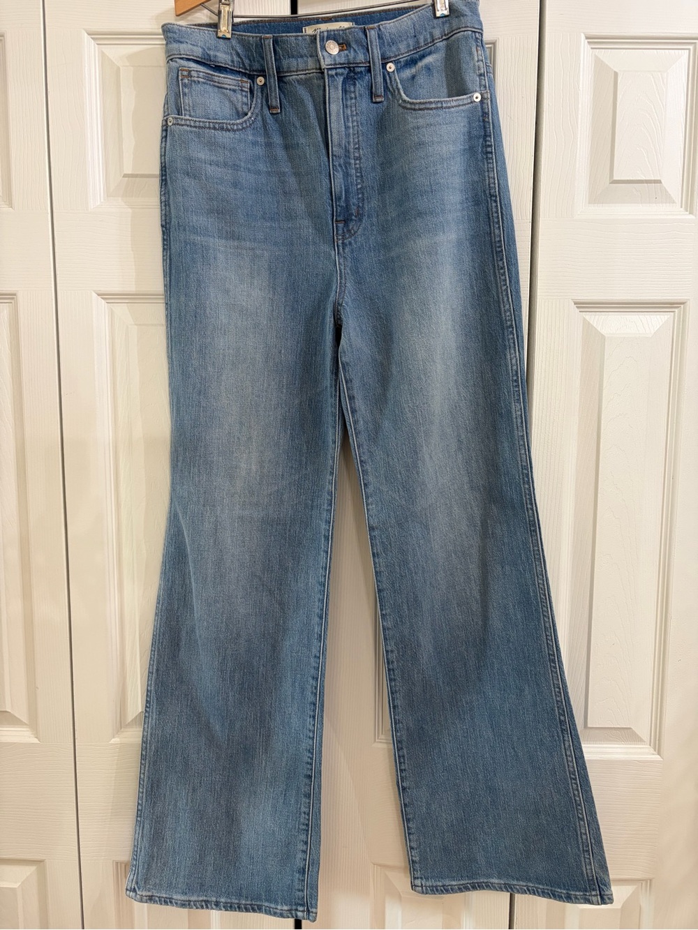 Madwell High-Rise Wide-Leg Women’s Jeans in Light Blue